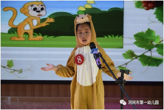 看看都有谁家的娃：河间一幼举行中大班故事比赛