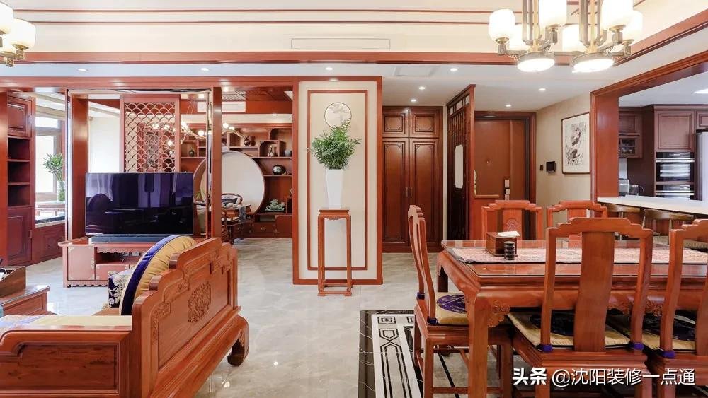 书房|125㎡中式装修实景案例