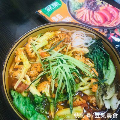 美味|#饕餮美味视觉盛宴#番茄螺蛳粉火锅