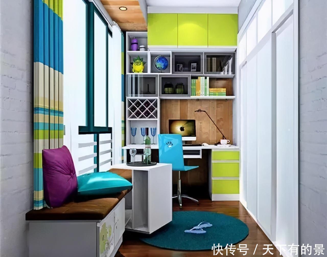 工作室|新邻居把阳台这样装,真是太实用了,整个小区都纷纷来效仿!