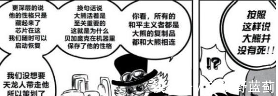 世界政府|海贼王:乔艾莉·波妮竟然是暴君熊的母亲,信息量太大