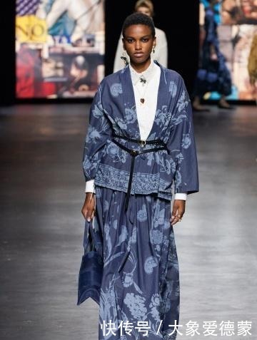 扎染|迪奥2021春夏系列的第二波，印花和扎染，让服装浪漫，更有趣味