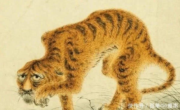 故宫怪画画中老虎被吓成“怂猫”!作者表示我的“自画像”