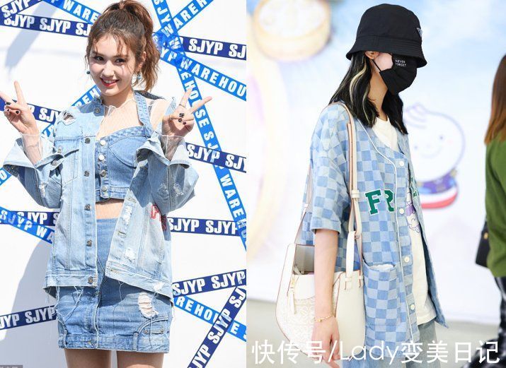 浅蓝色|休闲时髦类单品就选择牛仔外套，款式经典且有魅力，搭配不重样