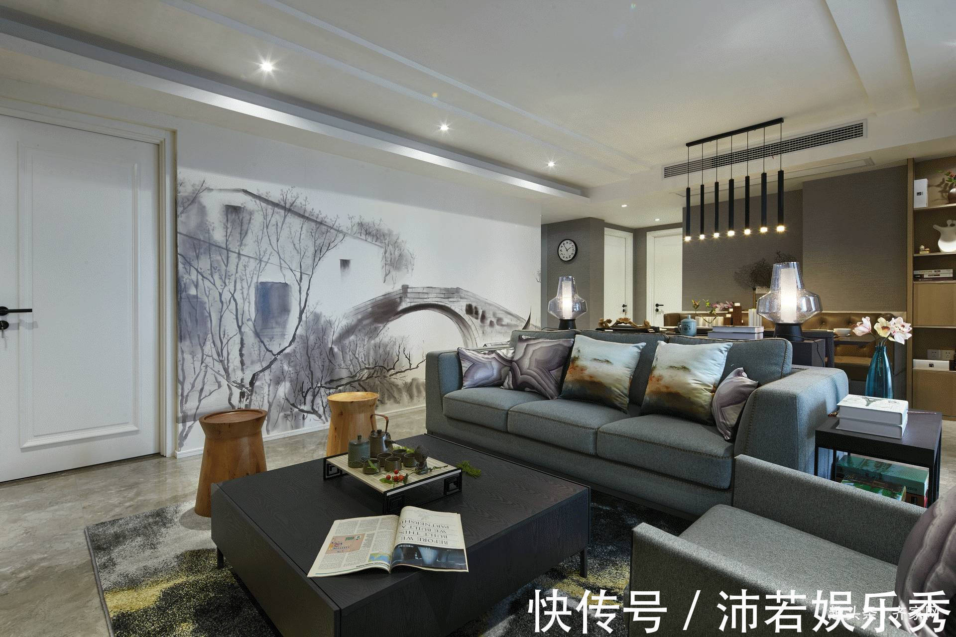 中式|150平现代中式,古朴典雅,反映民族文化,体现中国传统神韵!