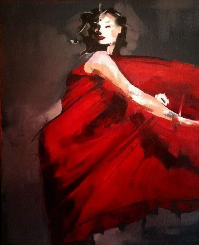 油画颜料|她以生动、动感和现代的笔触,描绘画面