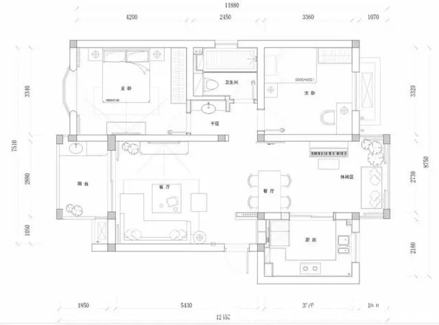 落地窗|102平美式二居室,将落地窗元素嵌入?窗体空间通透明亮
