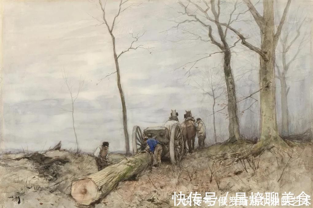 莫夫@荷兰画家，海牙画派的代表人物~梵高妹夫的风景油画作品欣赏