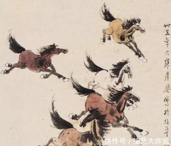 画马&徐悲鸿画了8匹马,却不如一头牛值钱,专家:放大10倍看细节