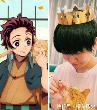 鬼灭之刃|《鬼灭》联动猫咪主题,花江夏树的猫也有出境?谁的猫咪更可爱?