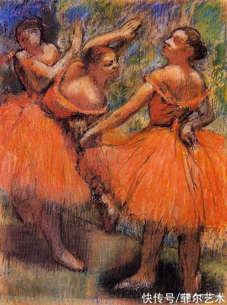 法国@法国艺术大师埃德加·德加舞女125幅油画作品,美翻了