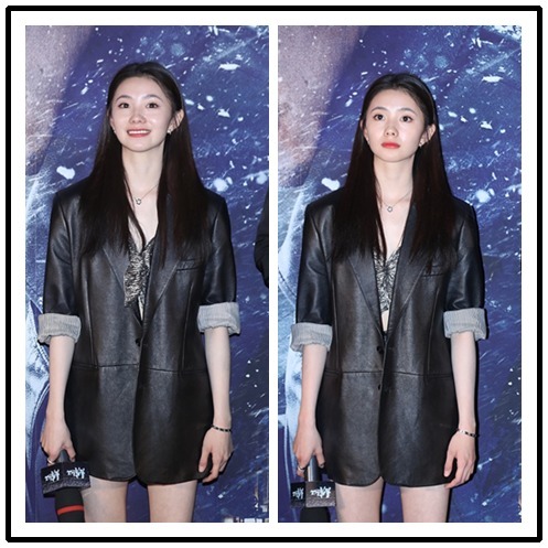 黑色服装|刘浩存生图真的挺美, 气质温婉还淑女, 穿露脐装都挺可爱的