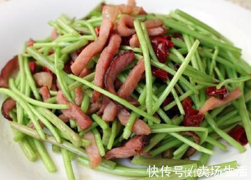 乡下常见野菜，炒腊肉肥而不腻口感很好，有多少人吃过呢？
