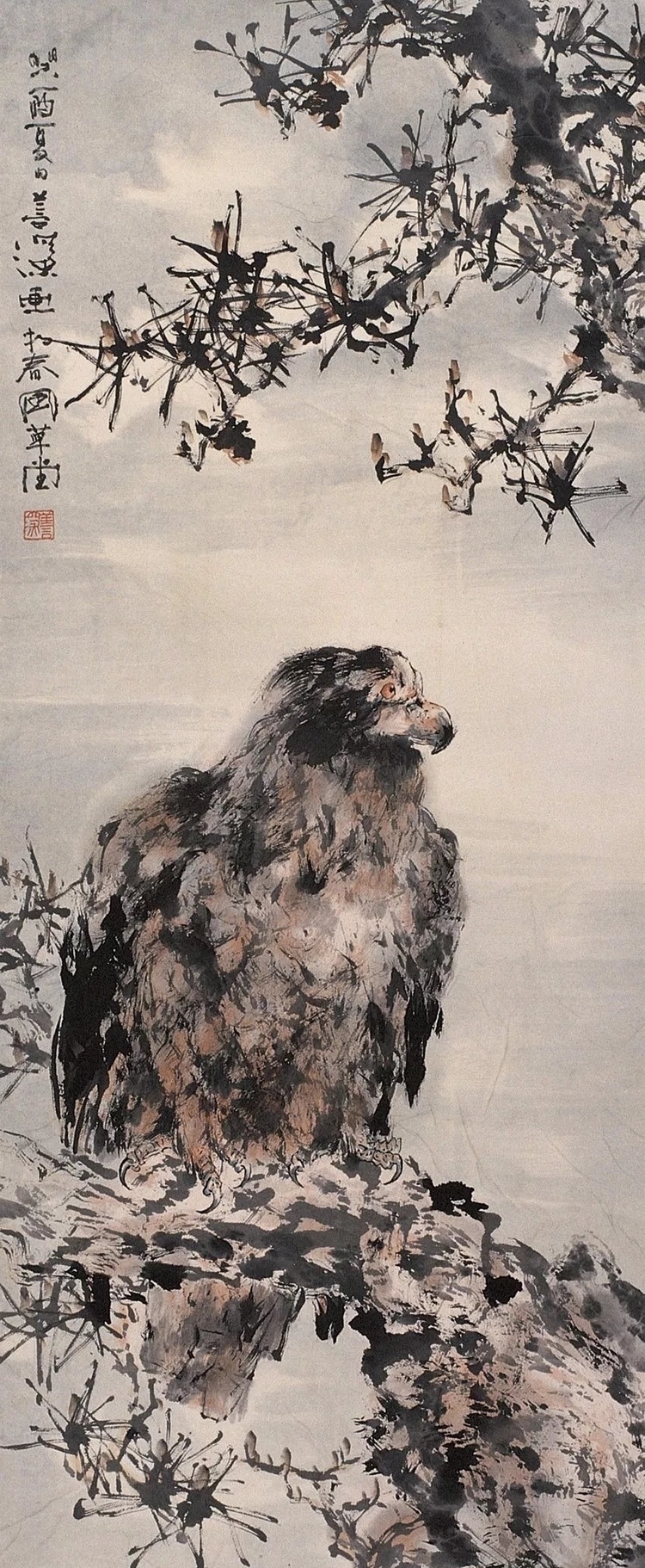 岭南画派#徐悲鸿直言他是“中国花鸟画第一人，无人出其右。”，杨善深呢