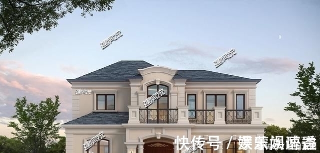 施工队|准备在农村建房预算20万左右的,看看这款法式别墅,准没错