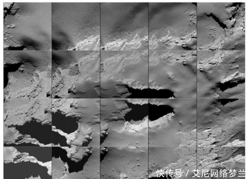 地球 在距离地球5亿公里的彗星上，飞船传回了难以置信的外太空世界