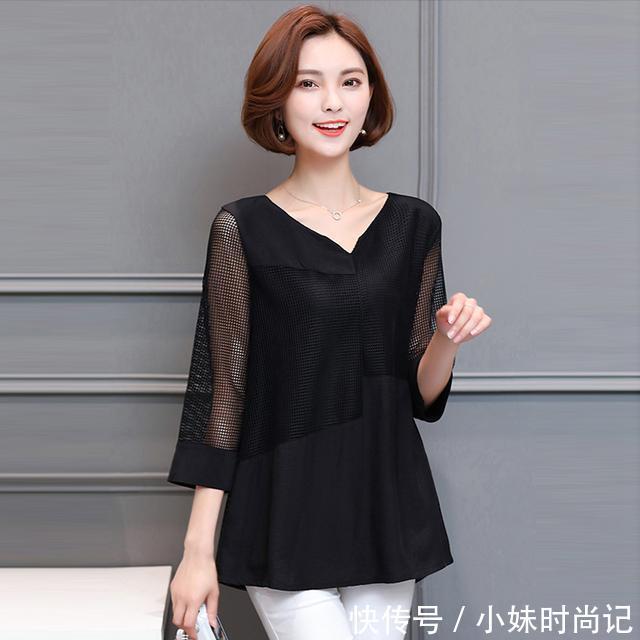 高贵|时尚雪纺衫,凸显女性的高贵气质,更显女人味