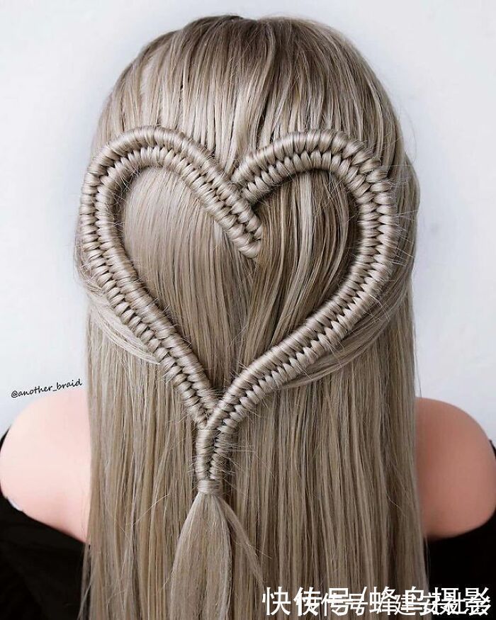发型 65张编发照片,这哪是编头发分明是画画,图3这发型一次要半天