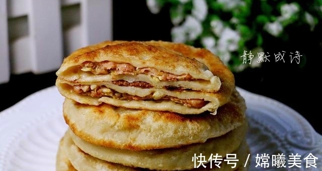 猪肉白菜馅儿饼上桌就被抢光,因为她是这么给猪肉去腥的