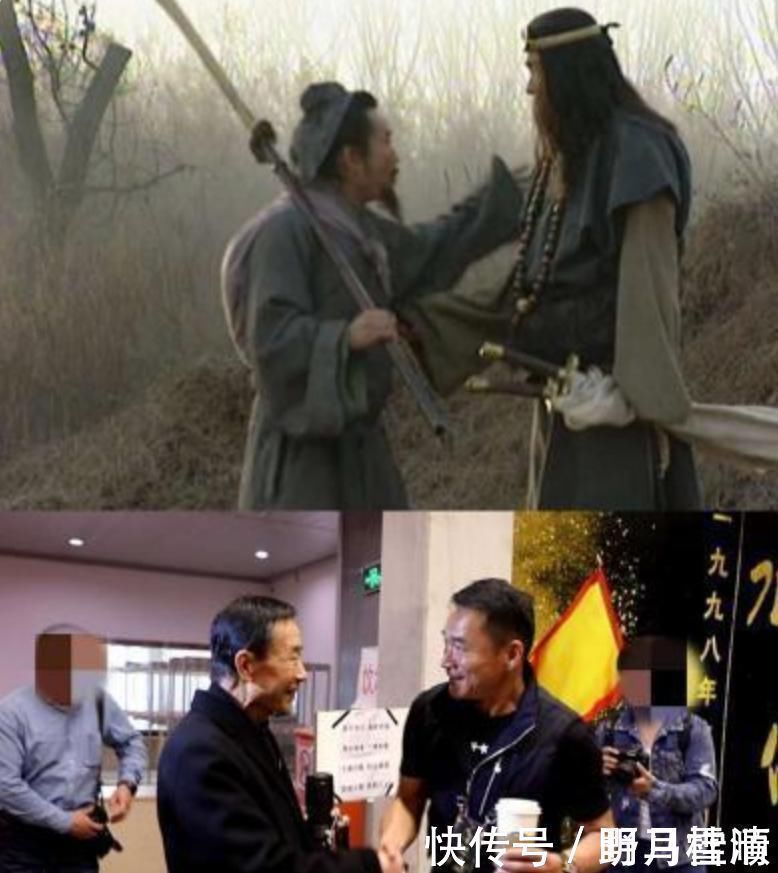 胡歌&水浒传“武松”“宋江”20年后重逢，手里大刀变保温杯，岁月不饶人