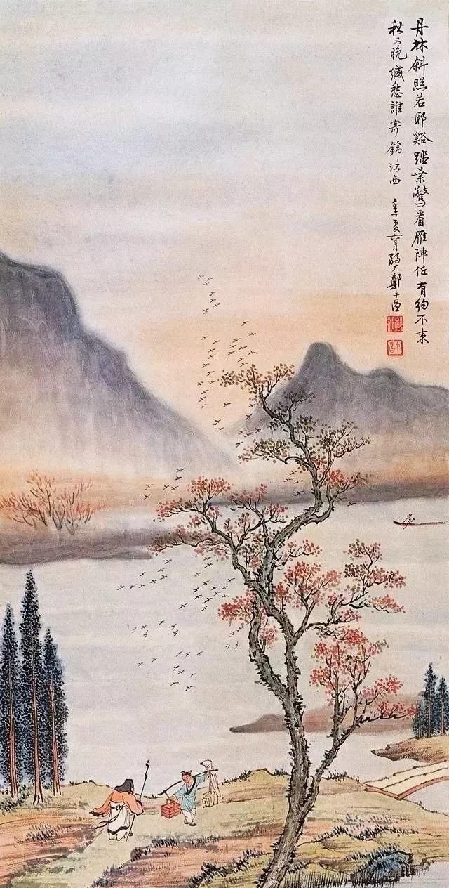 大家$民国竟然有这样一位山水画大家,极为罕见,太美了!