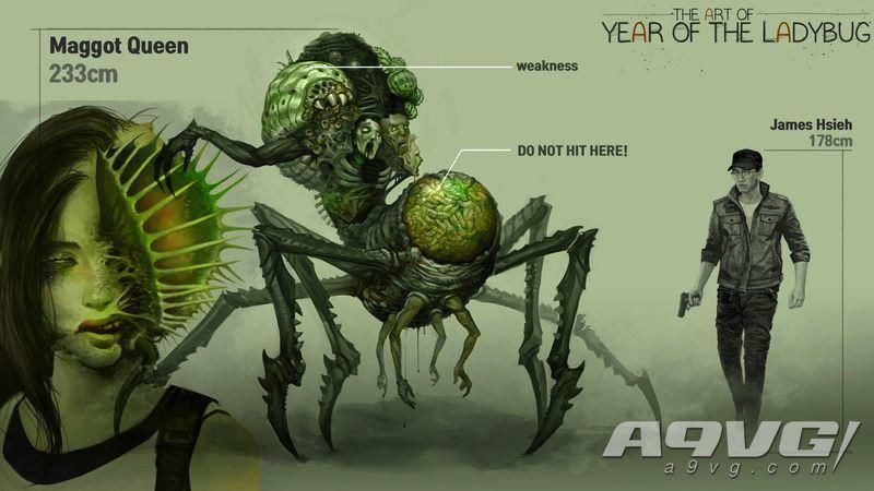 概念图|生存恐怖游戏《瓢虫之年》部分游戏概念图公开 诡异恐怖的画风