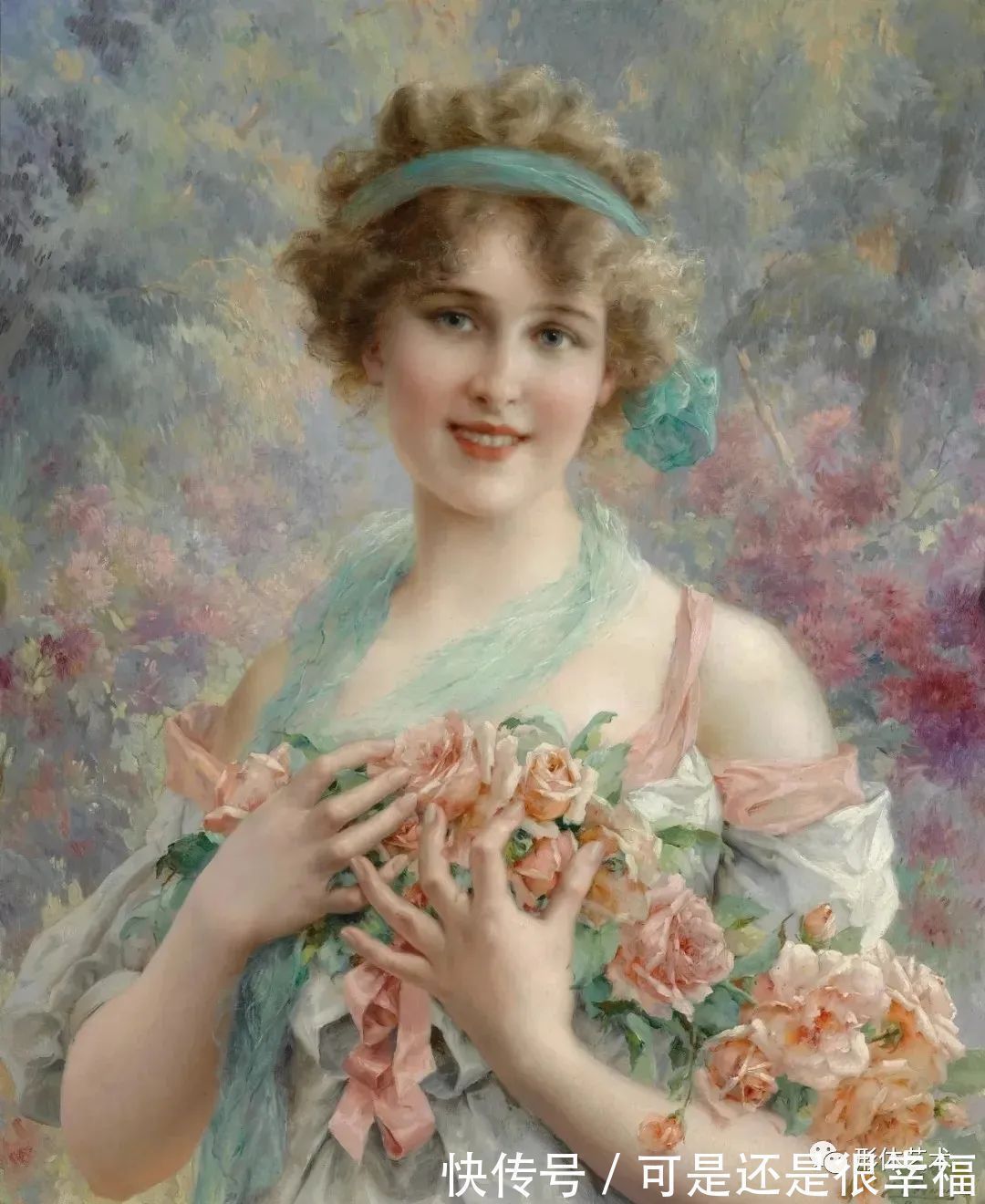 古典#油画中的那些古典女子,含苞待放,静待花开