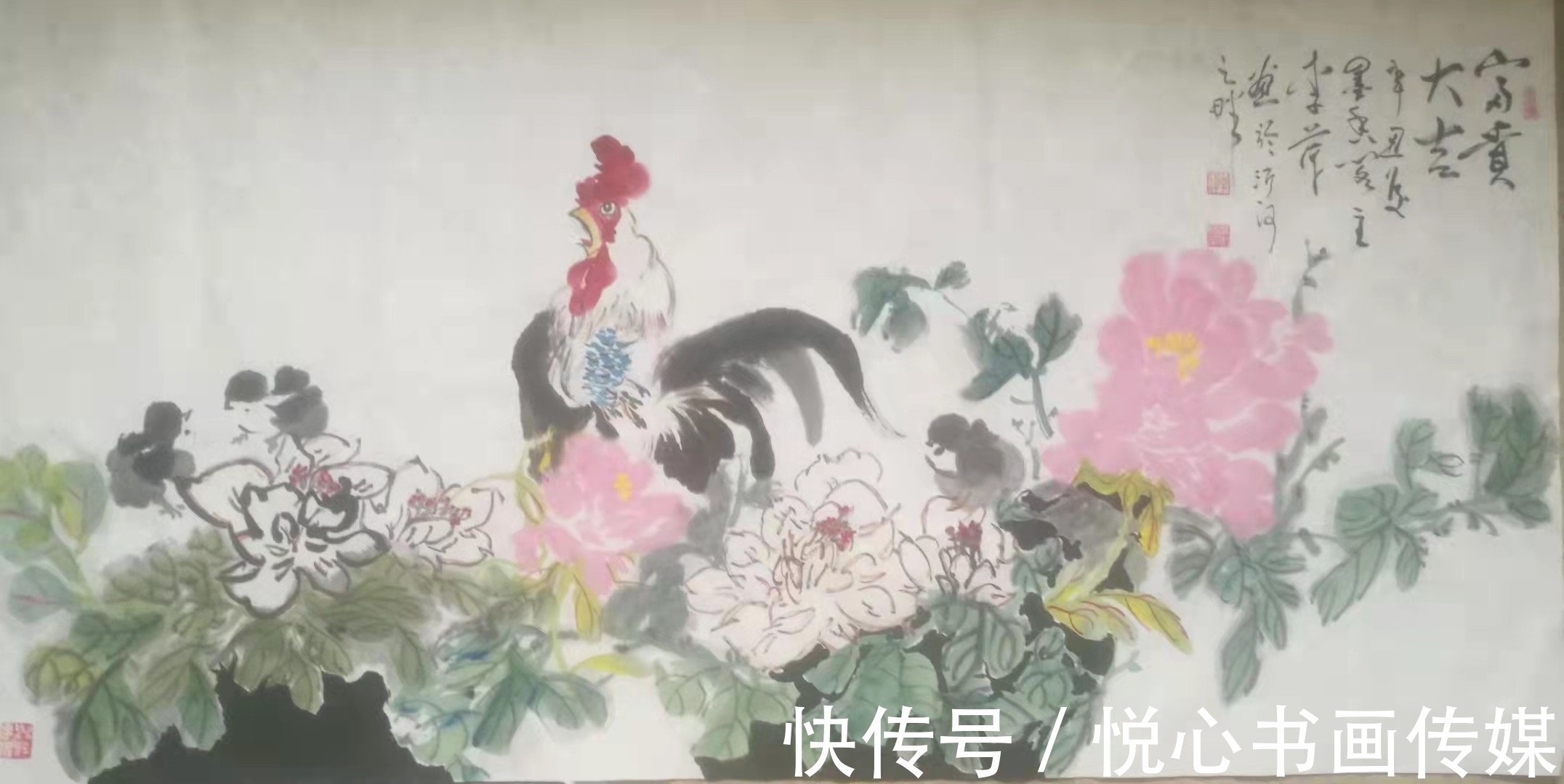 花鸟画$花鸟画创作室艺术总监，当代著名画家李萍国画作品欣赏