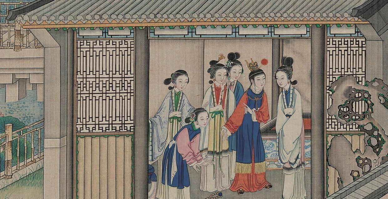 大观园!查抄大观园时,晴雯的秘密被暴露在众目睽睽之下,使她生无可恋