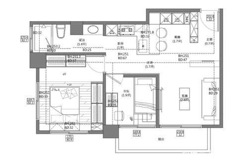 空间|三室62平老房改造,拆掉次卧和客厅,打造轻奢精品小美宅