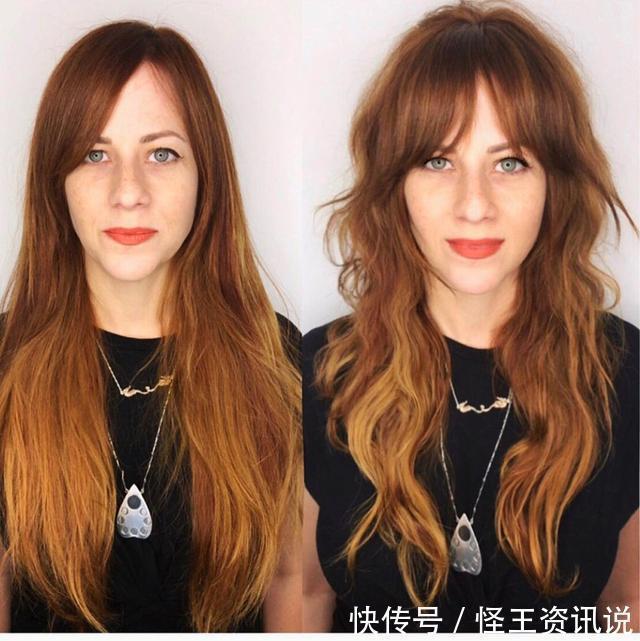 中大卷 换发型等于换脸,中年阿姨一换年轻10岁都不止,美到自己都笑了