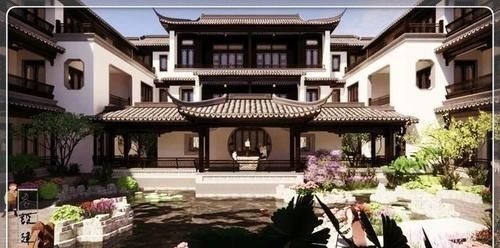 地下室|不用再找了,这绝对是最顶级的新中式四合院,庭院深深,杨柳堆烟