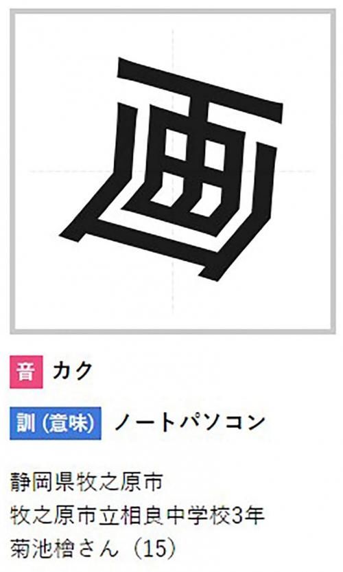 日本“创作汉字比赛”结果发表 网友：突然不识字