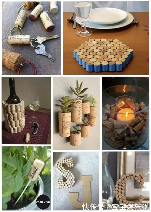 软木塞|一个木塞百种姿态，酒瓶塞攒起来搞创意，一个不嫌少，再多不算多