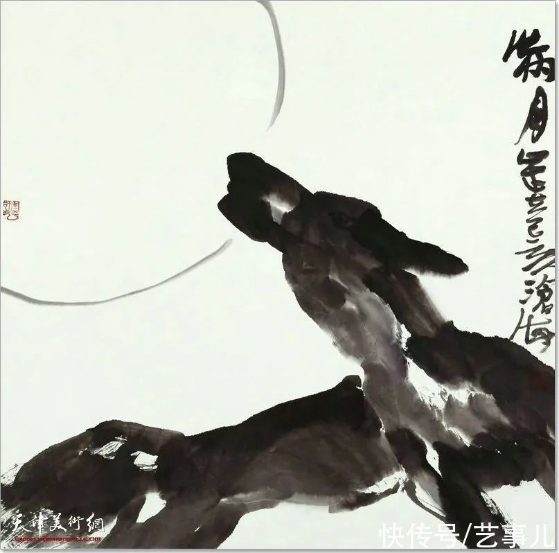 山静居画论#尹沧海教授动物系列作品欣赏:富有诗意的意象世界