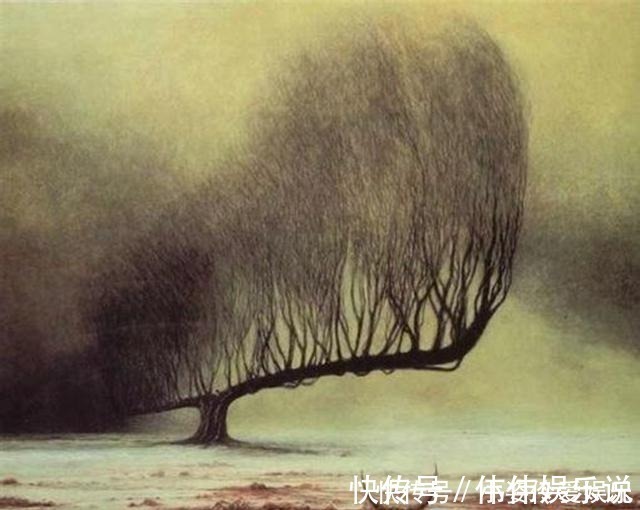 济斯瓦夫·贝克辛斯基!死后的世界什么样?两个起死回生的人画了出来,让人越看越发毛