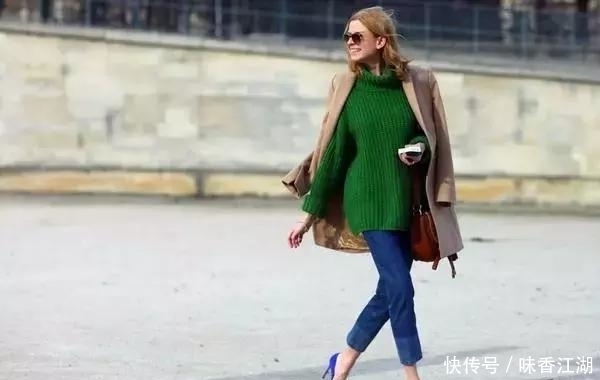 今年最火高领毛衣+大衣，才是秋冬绝配！