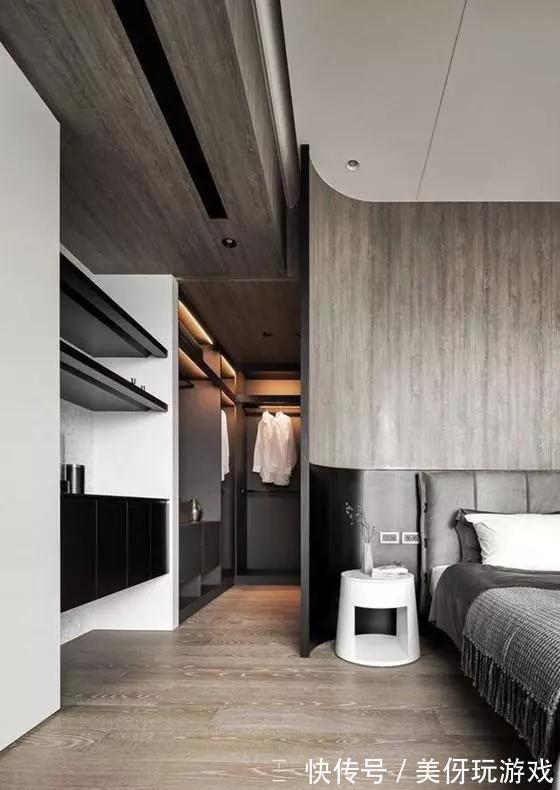 床头|现在卧室床头流行不靠墙,往前挪80公分,“多出”一个衣帽间