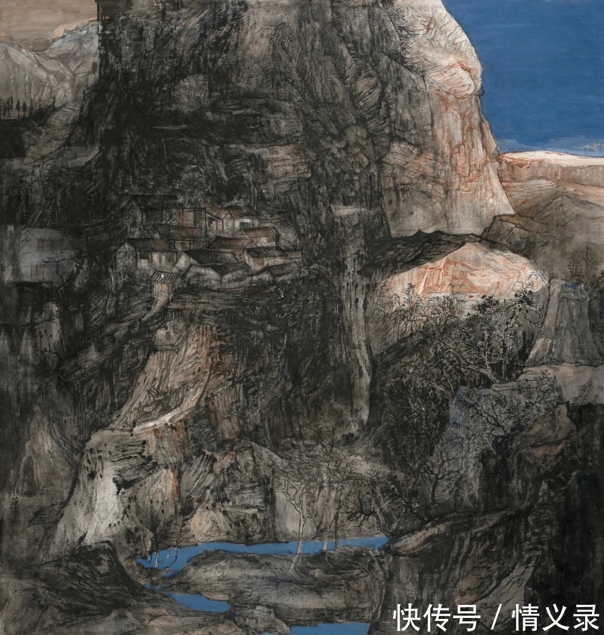 潘维荣|她不惑之年来京城,拜范扬门下学画,一学就是9年!潘维荣山水画