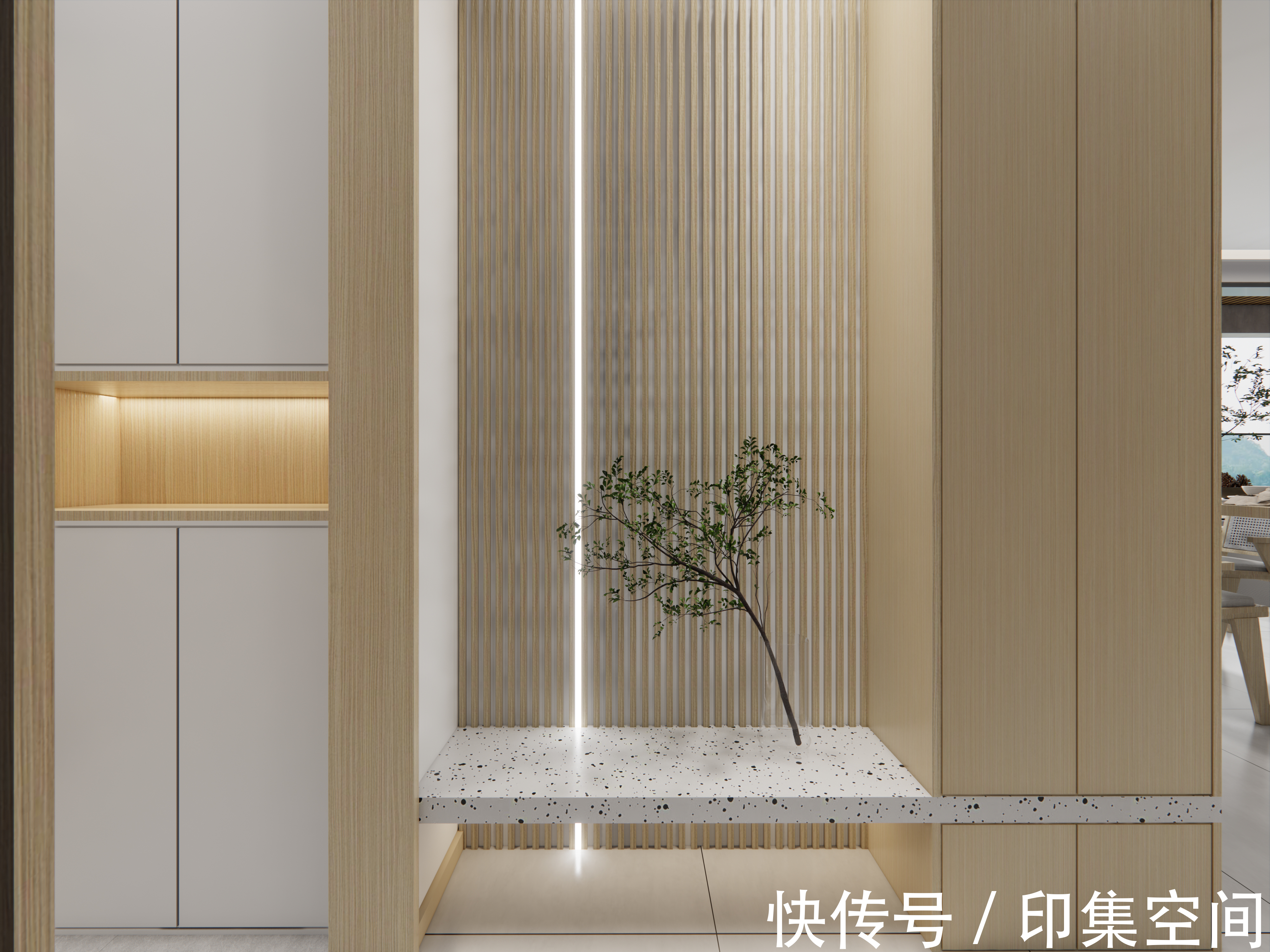 多功能房|150㎡三色打造原木极简风