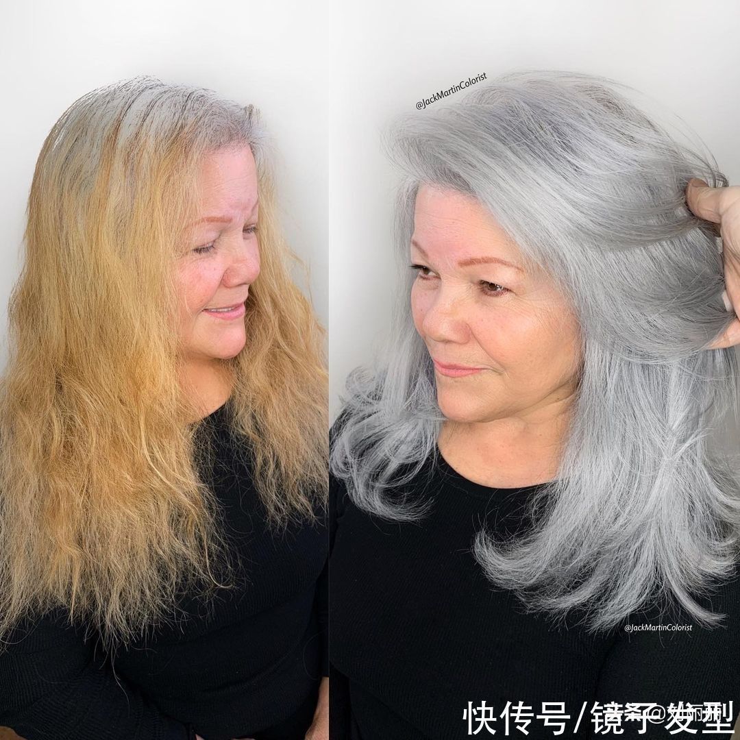 染发 头发花白的阿姨别再染发了,学学这13位阿姨,时尚好看显年轻