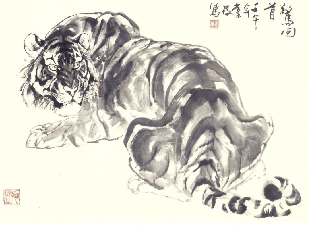 美术家协会#“虎虎生气——何业琦中国水墨画展”在陶氏艺术馆温暖开幕