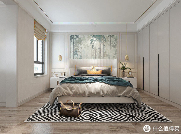 暖白色|看了她家的现代轻奢风，被彻底“治愈”了，打开房门就被惊艳到了