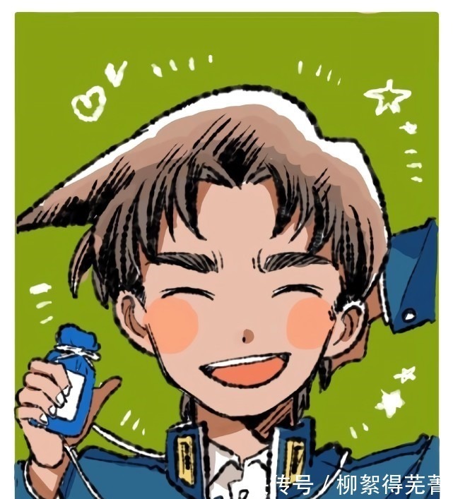 基德|画师笔下的柯南情侣大头贴,樱花、创可贴、护身符,粉丝都懂的