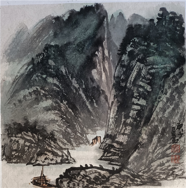 军事博物馆！艺术鉴赏网：画家严兄昌金的浩然笔墨谈（赏析）