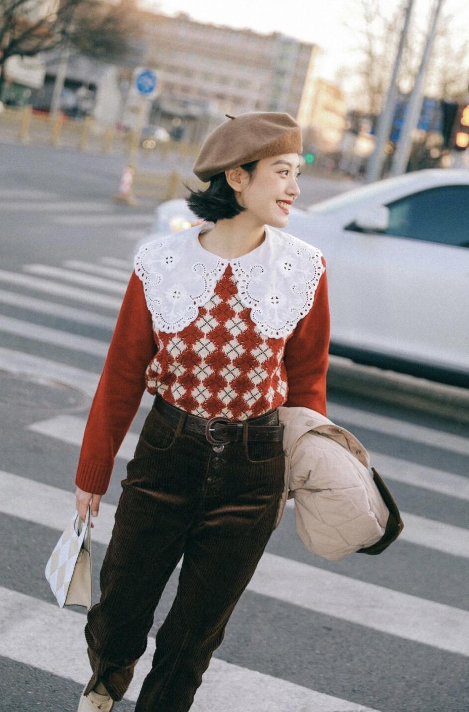 优雅 普通毛衣穿不出质感?看看这些搭配方式,优雅温柔又高级