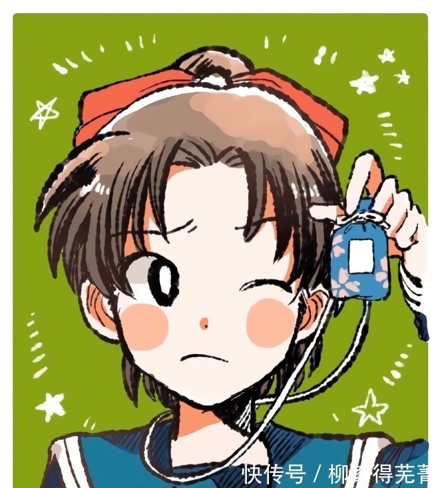 平次|画师笔下的柯南情侣大头贴,樱花、创可贴、护身符,粉丝都懂的