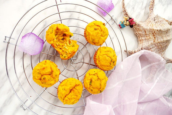 葱香方便面南瓜小蛋糕