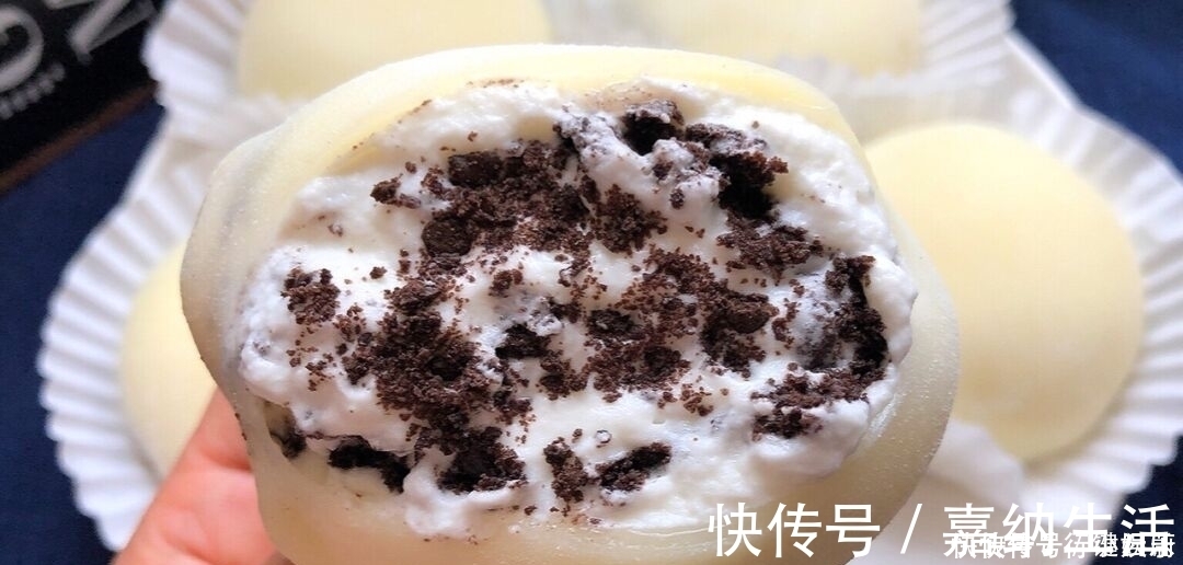 外面卖5元一个的雪媚娘,1分钟教你在家做,无需烤箱,软糯香甜
