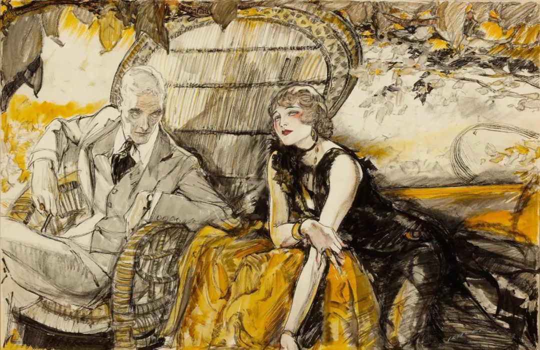 上流社会@美国最伟大的插画家,记录了上流社会的男男女女纸醉金迷的情景